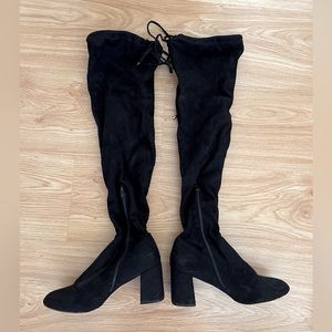 STEVE MADDEN Knee-high Suede Boots
